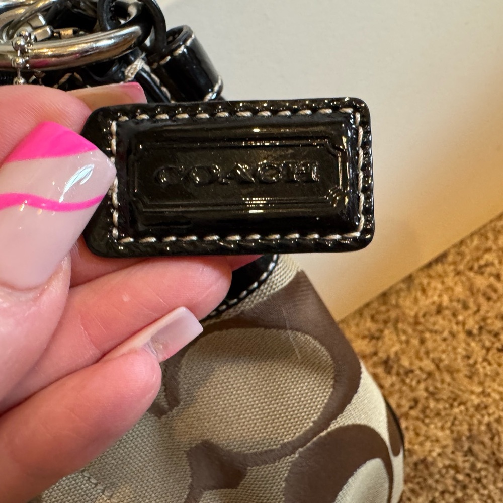 Coach Black and Brown Women's Handbag